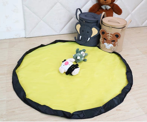 Organisateur de boîte de rangement de jouets populaire et panier de rangement de jouets Playmat avec couvercle à glissière Cube de rangement pour les enfants - Product Image 6