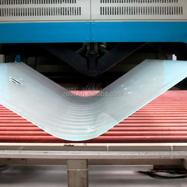 REXI Curved Tempered Glass 4mm-19mm Solid Structure Custom Thickness Color EN12150-1/ASTM C1048 Certified for Hotel Industrial