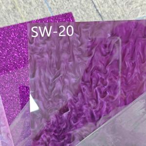 Purple Acrylic Sheets Assortment 3mm PMMA UV Resistant Laser Cutting for Jewelry Display Resin Art Wedding - Product Image 3