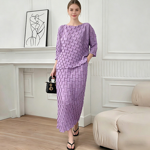 <span class=keywords><strong>Completi</strong></span> Morbidi ed Elastici da <span class=keywords><strong>Donna</strong></span> Design Unico Alta Qualità Abiti Plissettati Eleganza Stile Miyake Abiti Turchi <span class=keywords><strong>Completi</strong></span> <span class=keywords><strong>Taglie</strong></span> Forti da <span class=keywords><strong>Donna</strong></span> - Product Image 2