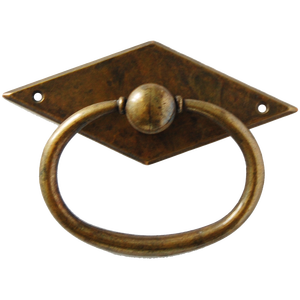 MANIGLIA PER MOBILI '5075' 60x85 mm - Patina Anticata - Product Image 1