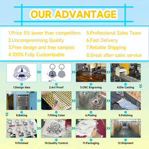 Khóa móc kim loại thiết kế theo phong cách cổ điển tùy chỉnh, logo hình lá vuông 2D 3D, men mềm cứng - Product Image 5