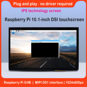 MIPI DSI 10.1inch 7inch Display 1024*600 <strong>LCD</strong> Module IPS Capacitive Touch Screen for <strong>Raspberry</strong> <strong>Pi</strong> 5/ 4B/ 3 - Product Image 2