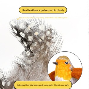 नई ट्रेंडिंग रिचार्जेबल स्वचालित सिमुलेशन यथार्थवादी पक्षी रिमोट कंट्रोल टॉय बिल्लियों के लिए इंटरैक्टिव प्लग फ्लेवी - Product Image 4