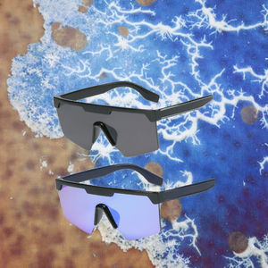 Prêt à expédier, usine chinoise, vente chaude, lunettes de soleil rondes de luxe avec verres UV400, tendance, en métal, pour unisexe, usage extérieur - Product Image 3