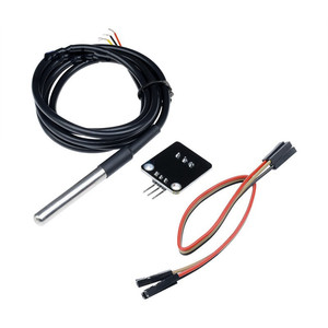 Waterproof DS18B20 Temperature Sensor Module <b>Kit</b> for Electronic Building Blocks - Ideal for Precise Temp Monitoring Projects - Product Image 2