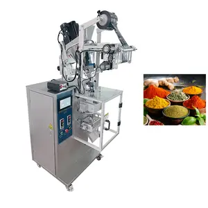 Machine d'emballage automatique pour épices en poudre, avec Film plastique, pour le remplissage de poudre sèche, la plus populaire, ml