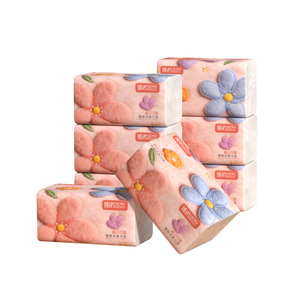 กระดาษเช็ดหน้าเจนนัว 28 แพ็ค ลายดอกไม้ ผ้าเช็ดหน้าแบบใช้แล้วทิ้ง สำหรับใช้ในบ้านและครัว - Product Image 3