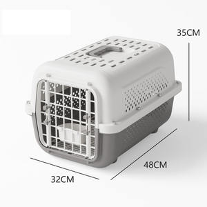 Jaula de Transporte para Mascotas de Plástico al por Mayor, Cómoda para Gatos y Perros, Recinto de Viaje para Exteriores, Fácil de Transportar, Suministros Sostenibles - Product Image 6