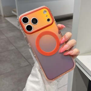 <span class=keywords><strong>Coque</strong></span> de téléphone portable magnétique mate givrée colorée tendance <span class=keywords><strong>pour</strong></span> <span class=keywords><strong>iPhone</strong></span> 17 16 15 Pro Max, étui transparent IMD à changement de couleur - Product Image 2