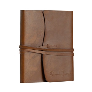 Diario taccuino in vera e propria in pelle con copertina morbida retrò B5 Vintage di alta qualità - Product Image 1