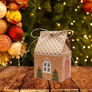 Gran oferta, caja de regalo personalizada de Navidad para compras artesanales de papel baratas, embalaje de marca principal, embalaje personalizado - Product Image 6