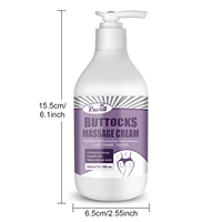 RUOALL 300ml Bouteille blanche à pression Crème de massage pour les hanches 1