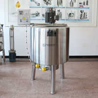 Nouveau 100L Agitateur Mélangeur Mélangeur Alimentaire et Chimique Liquide Émulsifiant Réacteur Homogénéisateur pour Réservoir De Mélange