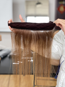 SHY Banda Transparente Corta para Sujetar Pelucas de Encaje, Diseño Compacto Sin Pegamento para Cabello Europeo Virgen, Sin Volumen en la Línea del Cabello/Niebla. - Product Image 1