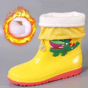 أطفال في كل من الأولاد والبنات ، بطانة ناعمة قابلة للإزالة ، مقاومة للارتداء ، مقاومة للانزلاق ، ملابس موسم الأمطار ، ملابس متينة - Product Image 3