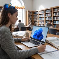 Portátil CoreNest de 14 Pulgadas, Quad Core, para Estudiantes, Intel N5100, Ligero, Ultra Delgado, para Estudiantes y Profesores
