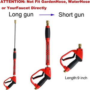 Idropulitrice Elettrica G3 5000 psi con Pistola a Spruzzo in Plastica Ingegneristica e Ottone per Cannone Schiumogeno <span class=keywords><strong>Lavaggio</strong></span> Auto - Product Image 4