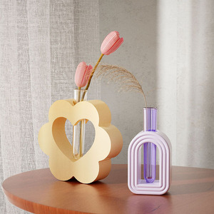 Molde de Silicona YS con Forma de Arco, Corazón y Flor para Resina, <span class=keywords><strong>Yeso</strong></span>, Cerámica, Hidroponía y Decoración de Centros de Mesa para Bodas - Product Image 3