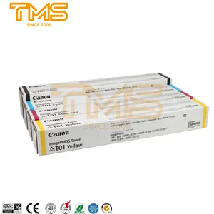 Cartucho toner original t01, para canon imprensa imagem c650 c700 c750 c800 c850 810 850 910 fotocopiadora canon toner