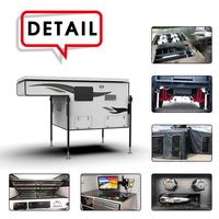 Caravane tout-terrain en vente, modèle coulissant, pour pick-up 4x4, boîte de camping, remorque, plateau de camion