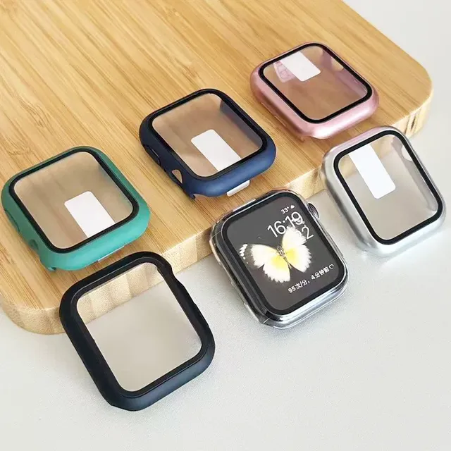 Plastic Charm for Watch Case & Screen Protector for Series 1-3 (38/42mm) Series 4-5 (40/44mm) 46mm 42mm 45mm 41mm 44mm 40mm