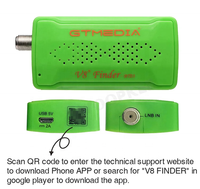 Pencari Sinyal Satelit GTMedia Freesat V8 Finder BT03 DVB S2 Digital Satfinder Pengukur Sinyal Penerima TV HD Tester