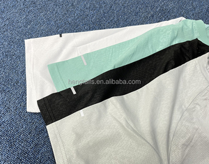 T-shirt à manches courtes pour homme, de haute qualité, décontracté, d'été, fin, respirant, sportif, extérieur, séchage rapide - Product Image 6
