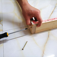 Cadre de tufting manuel en bois fait main pour la broderie au poinçon, idéal pour le dropshipping et la vente en gros