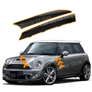 Bande décorative de montant A pour pare-brise Mini Cooper R55 R56 R57 2007-2015, couvercle de moulure latérale de pare-brise 51137272583 51137272584 - Product Image 2