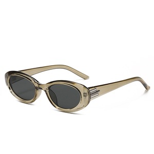 Lunettes de soleil rétro œil de chat pour femme, monture intégrale UV400, petite monture ovale, protection solaire, style 2025 - Product Image 2