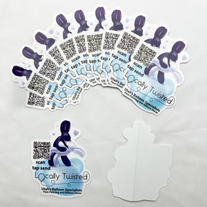 Pegatinas personalizadas troqueladas, de vinilo impermeable, con logo, adhesivas, para la marca de tu negocio. - Product Image 5
