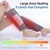 Pantalon de massage des jambes à pression d'air chauffant, idéal pour la circulation, la récupération et la relaxation – Meilleures ventes
