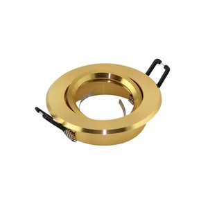 Plafonnier LED rond en aluminium argenté IP44 pour intérieur, compatible GU10 MR16 - Product Image 2