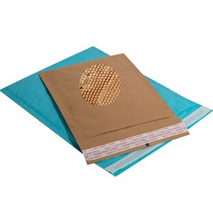Wholesale Shipping Mailing Biodegradable Compostable Honeycomb Cushioning <b>Padded</b> <b>Envelope</b> Kraft Paper Mailer - Product Image 1