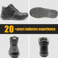 Bottes de sécurité industrielles OEM CE S1P à embout large en acier, anti-perforation, antistatiques, antidérapantes, résistantes à l'huile et aux acides, semelle en PU pour hommes