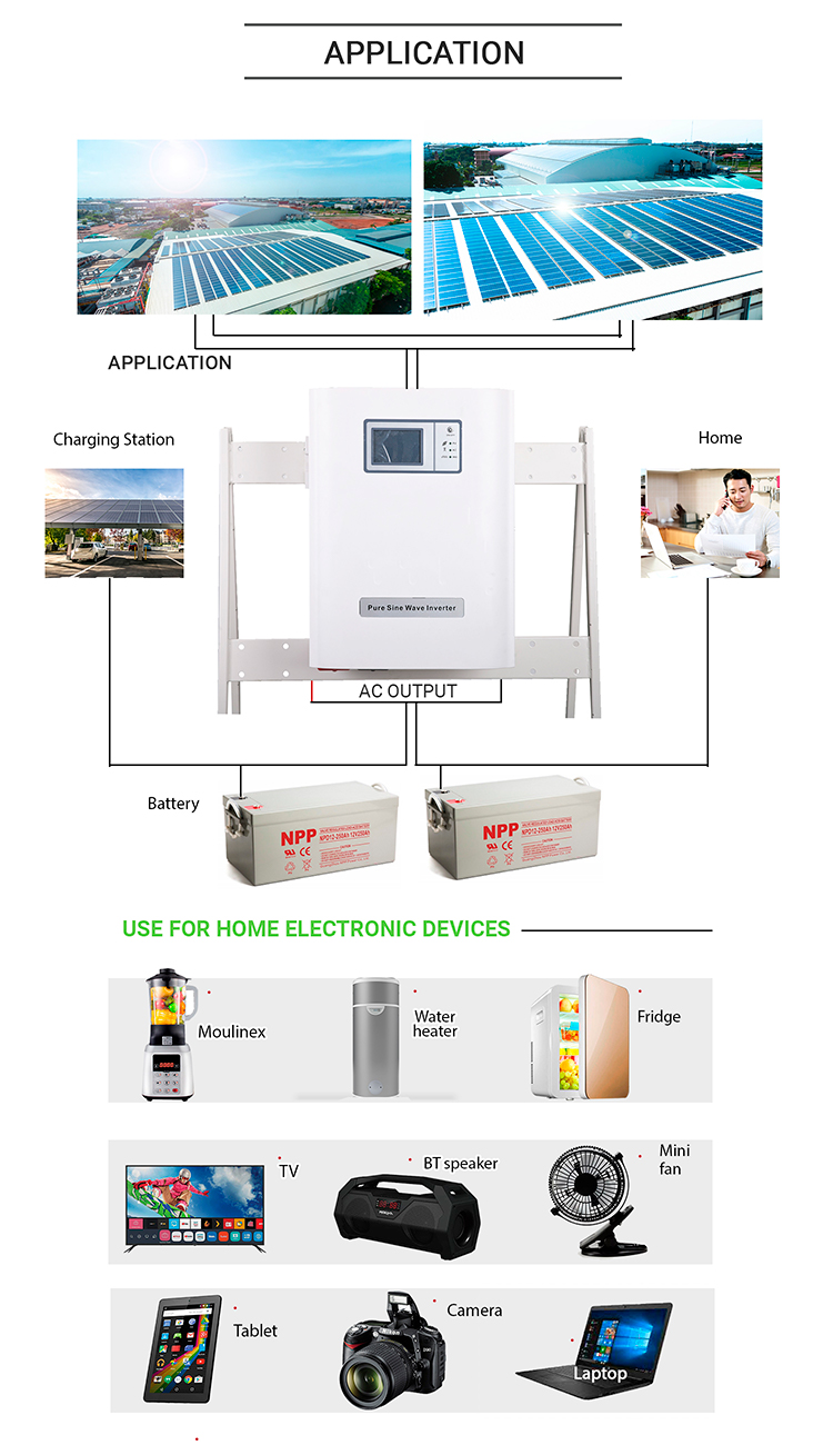 On Off Grid Inverter 1Kw 2Kw 3Kw Split Phase Hybrid Solar Inverter 5Kw 48V For Solar System - Solar Inverter - 4