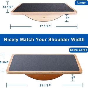 Cross-border wooden fitness equipment <b>balance</b> board foot arch <b>trainer</b> rehabilitation training equipment yoga board <b>balance</b> board - Product Image 4