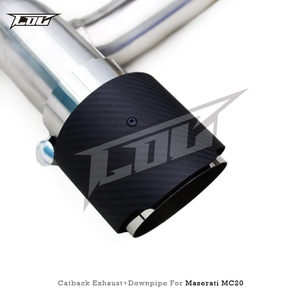 Sistema di scarico sportivo per Auto per Maserati MC20 3.0T 2020-2024 a flusso libero Downpipe diretto attraverso il sistema di scarico del silenziatore Catback - Product Image 5