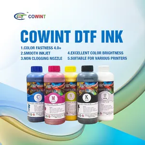 Cowint Printer Printing Machine Ink 3200 Is The Best Dtf Pigment Ink Specifications Have White Orange 250ml 1L Ink Nano Droplet