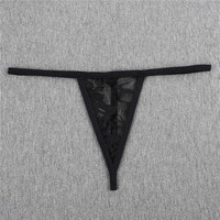 Culottes string sexy multicolores pour femmes, en dentelle tricotée, lingerie sexy avec dentelle