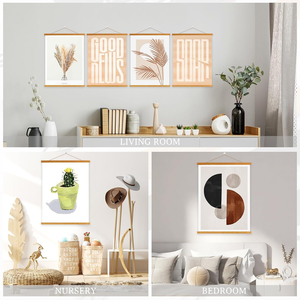 Ánh Sáng Gỗ Từ Áp phích Móc Áo Khung 20x28 20x30 20x24 Cho Vải Tác Phẩm Nghệ Thuật In Áp phích Móc Treo Khung Treo Kit - Product Image 3