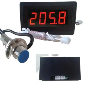 LED display digital tachometer with hall sensor widely used in various speed measuring device Linear velocity Gear speed