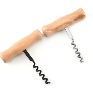 <span class=keywords><strong>Tire</strong></span>-<span class=keywords><strong>bouchon</strong></span> à l'ancienne avec manche en bois petits outils pour ouvre-bouteille de vin Ouvre-bouteille de vin - Product Image 3