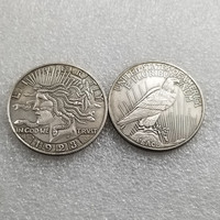 Reproduction de la pièce de monnaie « Liberty Lady with Snakes » de 1923, plaquée argent, en nickel Hobo, art abstrait, Méduse avec serpents, cadeau en laiton
