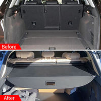 Cache-bagages rétractable pour BMW X5 2001-2007 Cache-bagages de coffre arrière Protection de sécurité des bagages Accessoire