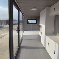Maison préfabriquée Apple Cabin de 20 pieds ou 40 pieds, de haute qualité, type capsule, 2 chambres
