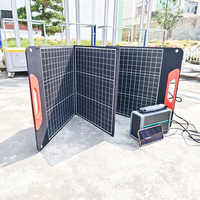 Panneau solaire monocristallin pliable portable 200W, haute efficacité 23%, étanche IP65/66 pour le camping en plein air et les appareils mobiles