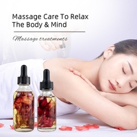 Huile de Massage Naturelle aux Extraits de Plantes et Huile de Pépins de Raisin & Olive pour la Détente Musculaire du Cou, des Épaules, du Visage et du Corps – Soin Spa Relaxant