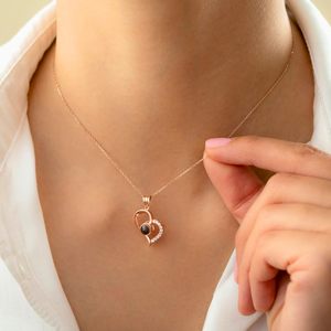 Graduation Heart Cross Border Multi Influencer Choice Item <b>Real</b> Gold Plating Certified High Precision Polishing Gift - Product Image 3